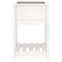 Planter with shelf solid white pine wood 54x54x81 cm by vidaXL, Pots and planters - Ref: Foro24-823774, Price: 65,64 €, Disco...