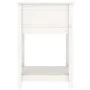 Planter with shelf solid white pine wood 54x54x81 cm by vidaXL, Pots and planters - Ref: Foro24-823774, Price: 65,64 €, Disco...
