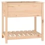 Planter with solid pine wood shelf 82.5x54x81 cm by vidaXL, Pots and planters - Ref: Foro24-823780, Price: 70,36 €, Discount: %
