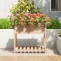 Planter with solid pine wood shelf 82.5x54x81 cm by vidaXL, Pots and planters - Ref: Foro24-823780, Price: 70,36 €, Discount: %