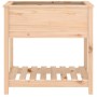 Planter with solid pine wood shelf 82.5x54x81 cm by vidaXL, Pots and planters - Ref: Foro24-823780, Price: 71,22 €, Discount: %