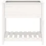 Planter with shelf solid white pine wood 82.5x54x81cm by vidaXL, Pots and planters - Ref: Foro24-823781, Price: 83,85 €, Disc...