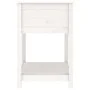 Planter with shelf solid white pine wood 82.5x54x81cm by vidaXL, Pots and planters - Ref: Foro24-823781, Price: 83,85 €, Disc...