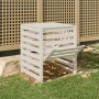 Compostador de madera maciza de pino blanco 63,5x63,5x77,5 cm de vidaXL, Compostadores - Ref: Foro24-823809, Precio: 96,13 €,...