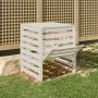 Compostador de madera maciza de pino blanco 63,5x63,5x77,5 cm de vidaXL, Compostadores - Ref: Foro24-823809, Precio: 95,14 €,...