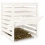Solid pine wood composter 63.5x63.5x77.5 cm by vidaXL, Composters - Ref: Foro24-823809, Price: 95,17 €, Discount: %