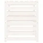 Compostador de madera maciza de pino blanco 63,5x63,5x77,5 cm de vidaXL, Compostadores - Ref: Foro24-823809, Precio: 95,14 €,...