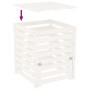 Compostador de madera maciza de pino blanco 63,5x63,5x77,5 cm de vidaXL, Compostadores - Ref: Foro24-823809, Precio: 96,13 €,...