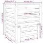 Solid pine wood composter 63.5x63.5x77.5 cm by vidaXL, Composters - Ref: Foro24-823809, Price: 95,17 €, Discount: %