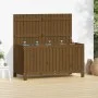 Honey brown pine wood garden storage box 121x55x64 cm by vidaXL, Outdoor storage boxes - Ref: Foro24-823846, Price: 141,65 €,...
