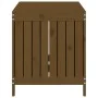 Honey brown pine wood garden storage box 121x55x64 cm by vidaXL, Outdoor storage boxes - Ref: Foro24-823846, Price: 141,65 €,...