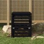 Solid black pine wood composter 63.5x63.5x77.5 cm by vidaXL, Composters - Ref: Foro24-823812, Price: 111,44 €, Discount: %
