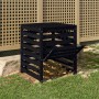 Compostador de madera maciza de pino negro 63,5x63,5x77,5 cm de vidaXL, Compostadores - Ref: Foro24-823812, Precio: 115,98 €,...
