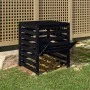 Compostador de madera maciza de pino negro 63,5x63,5x77,5 cm de vidaXL, Compostadores - Ref: Foro24-823812, Precio: 111,44 €,...