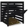 Compostador de madera maciza de pino negro 63,5x63,5x77,5 cm de vidaXL, Compostadores - Ref: Foro24-823812, Precio: 111,44 €,...