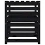 Compostador de madera maciza de pino negro 63,5x63,5x77,5 cm de vidaXL, Compostadores - Ref: Foro24-823812, Precio: 111,44 €,...