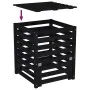 Compostador de madera maciza de pino negro 63,5x63,5x77,5 cm de vidaXL, Compostadores - Ref: Foro24-823812, Precio: 111,44 €,...