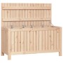 Garten-Aufbewahrungsbox aus massivem Kiefernholz, 115 x 49 x 60 cm von vidaXL, Aufbewahrungsboxen für den Außenbereich - Ref:...