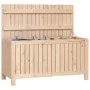 Garden storage box solid pine wood 115x49x60 cm by vidaXL, Outdoor storage boxes - Ref: Foro24-823836, Price: 139,23 €, Disco...