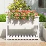 Planter with shelf solid white pine wood 111.5x54x81 cm by vidaXL, Pots and planters - Ref: Foro24-823788, Price: 100,10 €, D...