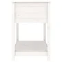 Planter with shelf solid white pine wood 111.5x54x81 cm by vidaXL, Pots and planters - Ref: Foro24-823788, Price: 100,10 €, D...