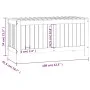Garden storage box solid pine wood 108x42.5x54 cm by vidaXL, Outdoor storage boxes - Ref: Foro24-823829, Price: 128,24 €, Dis...
