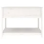 Solid pine wood white shelf planter 111.5x111.5x81cm by vidaXL, Pots and planters - Ref: Foro24-823802, Price: 149,02 €, Disc...