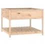 Planter with solid pine wood shelf 111.5x111.5x81 cm by vidaXL, Pots and planters - Ref: Foro24-823801, Price: 131,01 €, Disc...