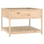 Planter with solid pine wood shelf 111.5x111.5x81 cm by vidaXL, Pots and planters - Ref: Foro24-823801, Price: 129,81 €, Disc...