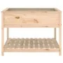 Planter with solid pine wood shelf 111.5x111.5x81 cm by vidaXL, Pots and planters - Ref: Foro24-823801, Price: 129,81 €, Disc...