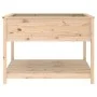 Jardinera con estante madera maciza de pino 111,5x111,5x81 cm de vidaXL, Maceteros y jardineras - Ref: Foro24-823801, Precio:...
