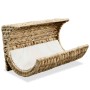 Cama para gato con cojín de jacinto de agua 35x18x18 cm de vidaXL, Camas para gatos - Ref: Foro24-245496, Precio: 41,41 €, De...