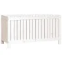 Garten-Aufbewahrungsbox aus weißem Kiefernholz 115x49x60 cm von vidaXL, Aufbewahrungsboxen für den Außenbereich - Ref: Foro24...