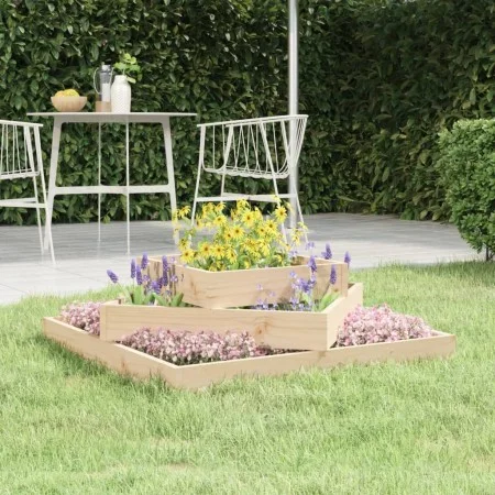 Solid pine wood planter 83x83x27 cm by vidaXL, Pots and planters - Ref: Foro24-823878, Price: 46,15 €, Discount: %