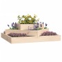 Solid pine wood planter 83x83x27 cm by vidaXL, Pots and planters - Ref: Foro24-823878, Price: 46,83 €, Discount: %