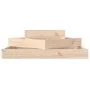 Solid pine wood planter 83x83x27 cm by vidaXL, Pots and planters - Ref: Foro24-823878, Price: 46,15 €, Discount: %