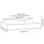 Solid pine wood planter 83x83x27 cm by vidaXL, Pots and planters - Ref: Foro24-823878, Price: 46,15 €, Discount: %