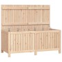 Garten-Aufbewahrungsbox aus massivem Kiefernholz, 147 x 68 x 64 cm von vidaXL, Aufbewahrungsboxen für den Außenbereich - Ref:...