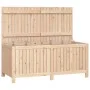 Solid pine wood garden storage box 147x68x64 cm by vidaXL, Outdoor storage boxes - Ref: Foro24-823850, Price: 185,95 €, Disco...