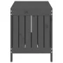 Caja de almacenaje jardín madera de pino gris 108x42,5x54 cm de vidaXL, Cajas de almacenaje para exteriores - Ref: Foro24-823...