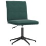 Sillas de comedor 2 unidades terciopelo verde oscuro