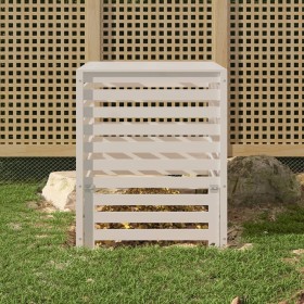 Compostador de madera maciza de pino blanco 82,5x82,5x99,5 cm de vidaXL, Compostadores - Ref: Foro24-823816, Precio: 118,97 €...