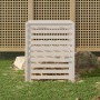 Compostador de madera maciza de pino blanco 82,5x82,5x99,5 cm de vidaXL, Compostadores - Ref: Foro24-823816, Precio: 118,97 €...