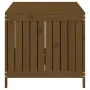 Garten-Aufbewahrungsbox aus honigbraunem Kiefernholz, 147 x 68 x 64 cm von vidaXL, Aufbewahrungsboxen für den Außenbereich - ...
