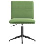 Sillas de comedor 2 unidades terciopelo verde claro