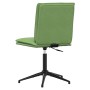 Sillas de comedor 2 unidades terciopelo verde claro