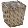 Wicker flower bed with PE lining 3 units by vidaXL, Pots and planters - Ref: Foro24-246833, Price: 44,98 €, Discount: %