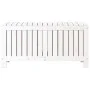 Caja de almacenaje jardín madera de pino blanco 108x42,5x54 cm de vidaXL, Cajas de almacenaje para exteriores - Ref: Foro24-8...