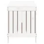 Caja de almacenaje jardín madera de pino blanco 108x42,5x54 cm de vidaXL, Cajas de almacenaje para exteriores - Ref: Foro24-8...