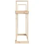 Holzscheithalter aus massivem Kiefernholz, 110 x 35 x 108,5 cm von vidaXL, Zubehör für Taschen und Brennholzhalter - Ref: For...